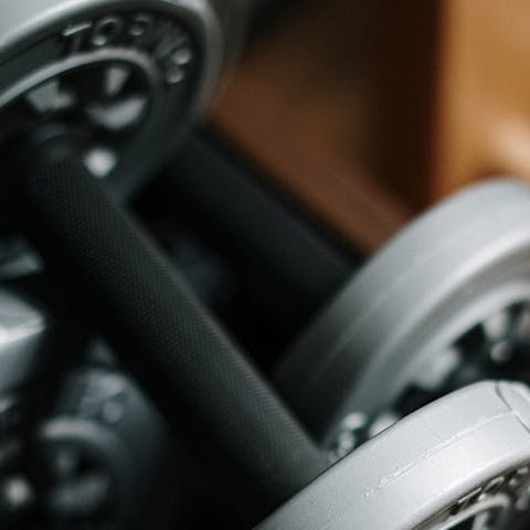 Get a good workout at the communal gym