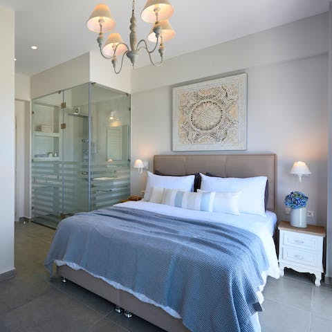 Sleep soundly in comfy, quiet bedrooms