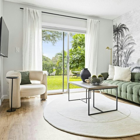 Chill out in the stylish living room