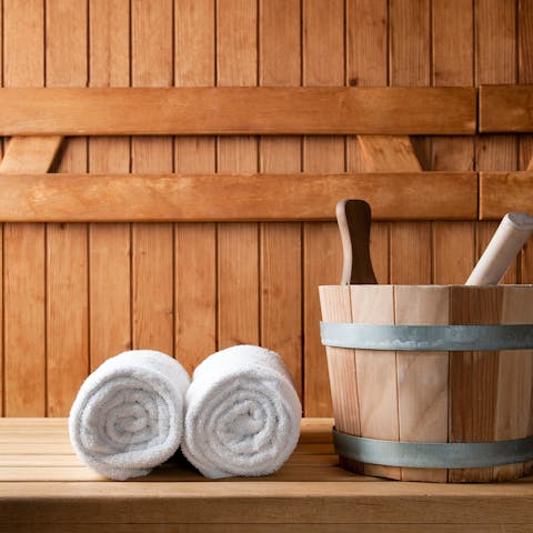 Treat yourself to a rejuvenating sauna