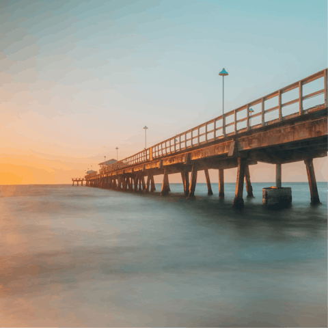 Stay in Lauderdale-by-the-Sea, a ten-minute walk from the beach