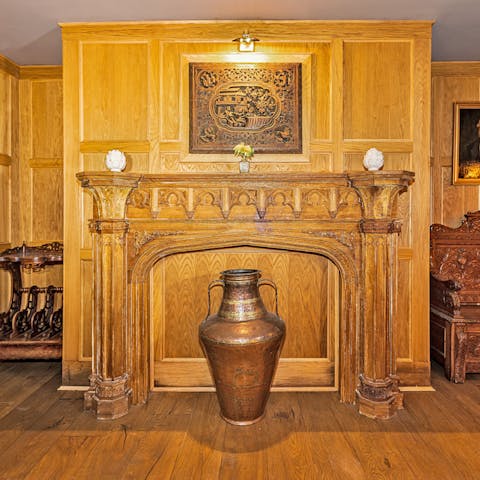 Sip a nightcap of brandy in an historic atmosphere