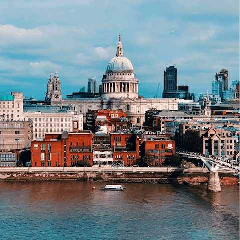 Take the Central Line and be in London in twenty-five minutes