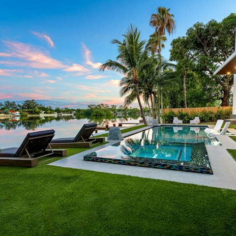 Enjoy incredible views while lounging by the pool