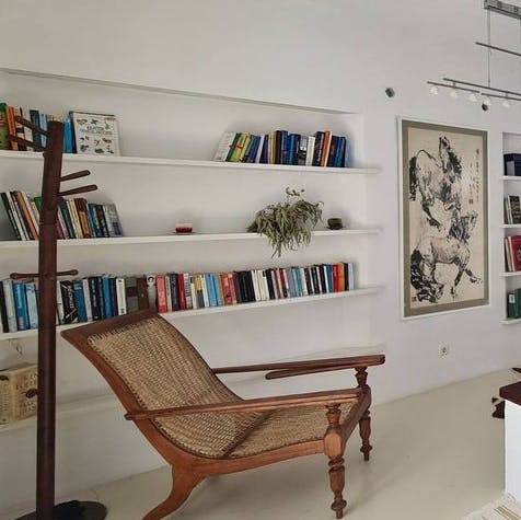 Dive in to fantastical new worlds at the home's library of books