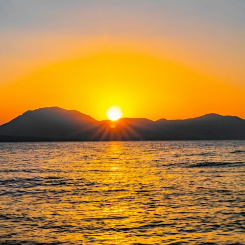 Head to Balestrate Beach to watch the sunset