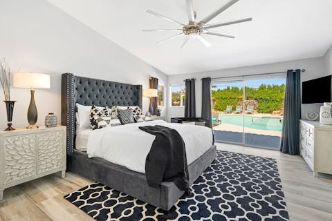 Wake up and head for the pool