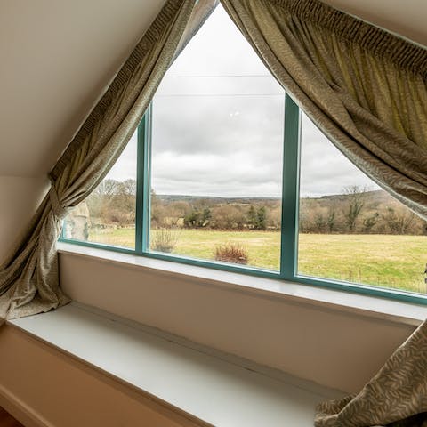 Wake up to these vistas from your bedside