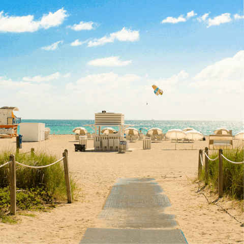 Enjoy the surf and sea in South Beach