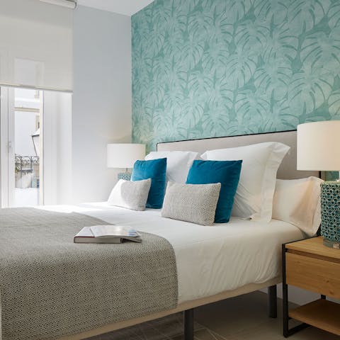 Climb into the comfortable beds and snuggle up for a good night's sleep