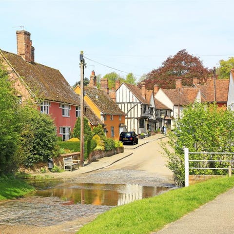 Explore the lovely cycle routes through the lanes around Kersey