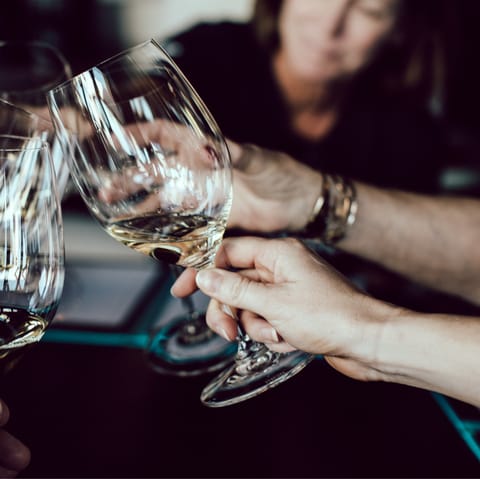 Walk for three minutes across the street to Jack Creek Cellars for wine tasting