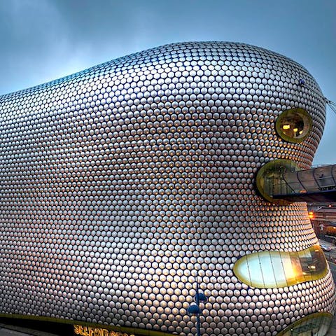 Go shopping in the Bullring shopping centre nearby