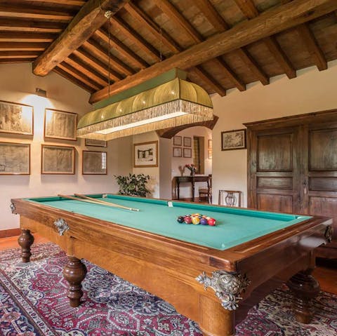 Play a few rounds of pool