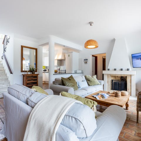 Get cosy in the living room after a long day exploring – there's Netflix, Youtube and a PS4 to keep you entertained