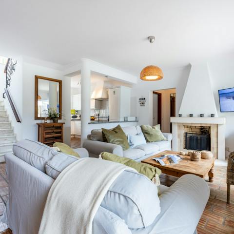 Get cosy in the living room after a long day exploring – there's Netflix, Youtube and a PS4 to keep you entertained