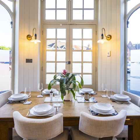 Relax with evening meals at home or head to the local pub