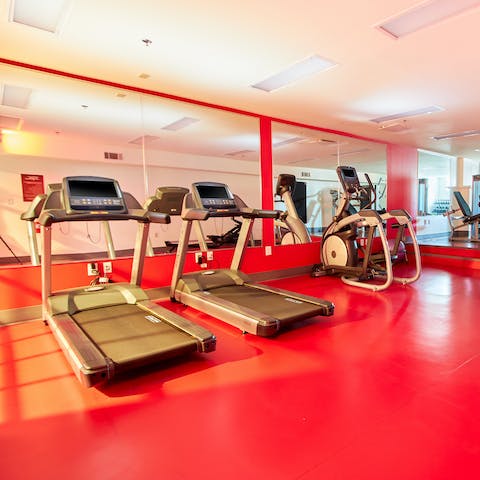 Start your day with an invigorating workout in the gym