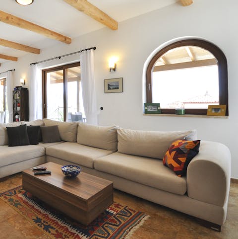 Little design touches like Turkish rugs add character