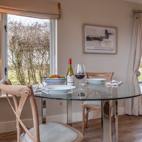 Savour life's simple pleasures whilst dining at home