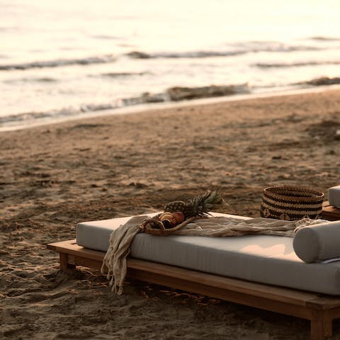 Pad straight to one of Zante's soft-sand beaches, just follow the private path