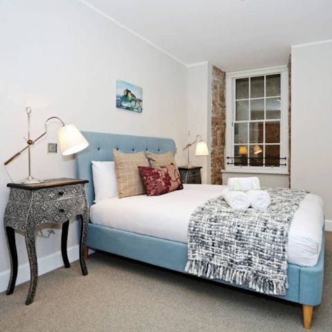 Unwind in one of the comfortable bedrooms