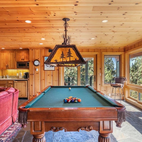 Get together in the games room for a round of pool