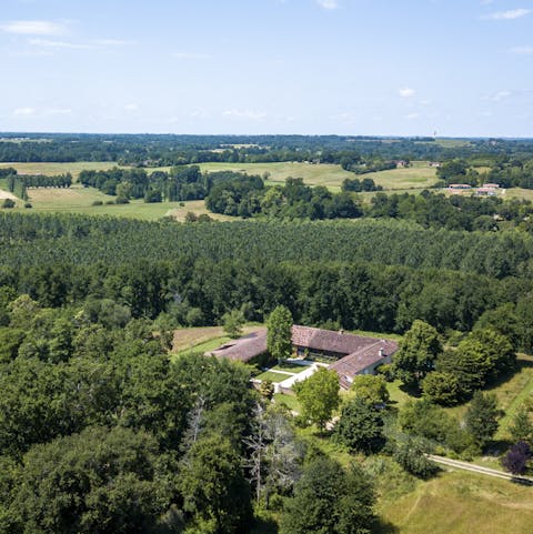 Enjoy the tranquillity of the rural setting