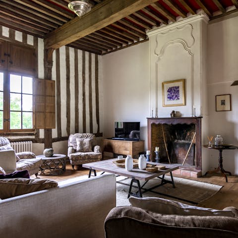 Wonderfully original interiors give you that authentic manor house feeling