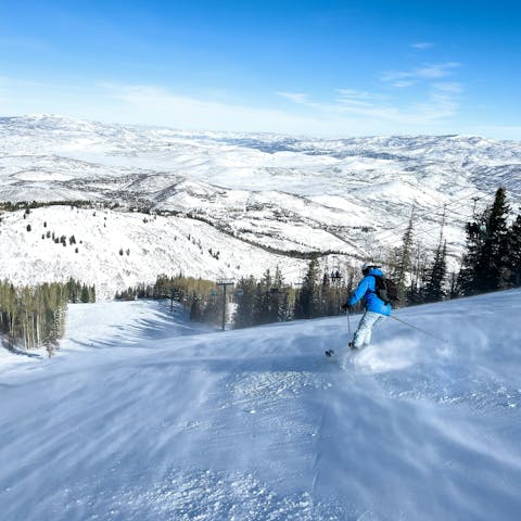 Zoom down Deer Valley's iconic slopes