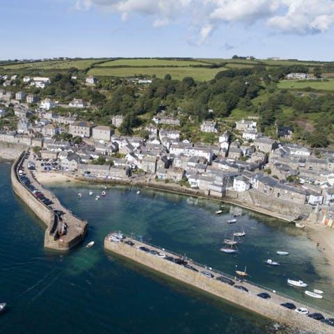 Stay in the picturesque village of Mousehole on the south coast of Cornwall