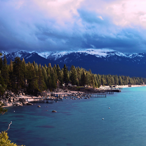 Drive 10 minutes to the stunning North Shore of Lake Tahoe