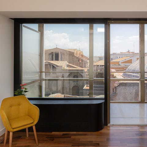 Take in the glorious view of the Roman National Museum