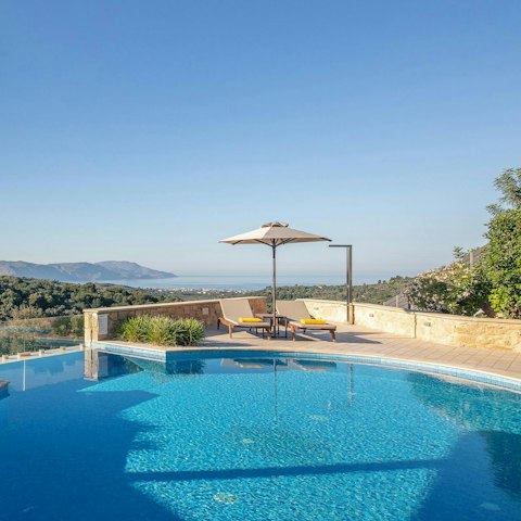 Soak up panoramic ocean views from the poolside