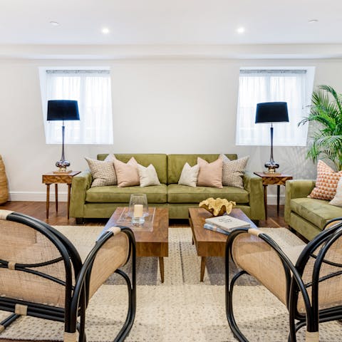 Relax in your 1920s-style sanctuary
