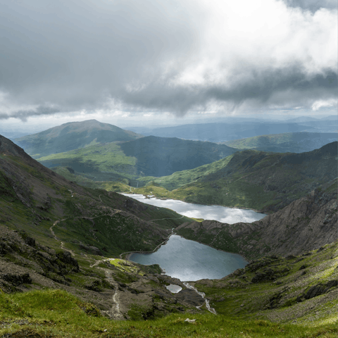 Don your hiking boots for an adventure in the Snowdonia National Park (a ten-minute drive away)