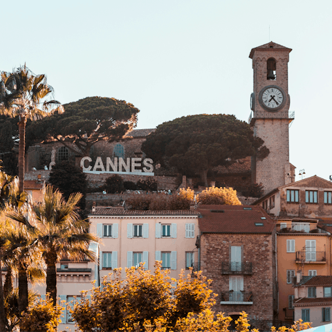Enjoy a day trip in nearby Cannes