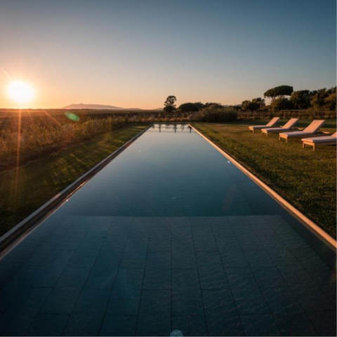 Make morning laps of the 25-metre outdoor heated pool the new routine