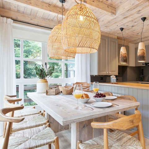 Refuel with a delicious hearty meal after a busy day in the mountains