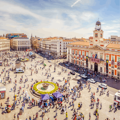 Explore Madrid from your base in La Latina