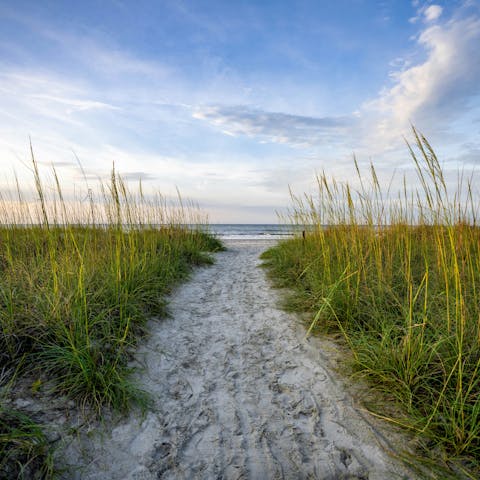 Explore miles of beautiful beaches on Hilton Head Island