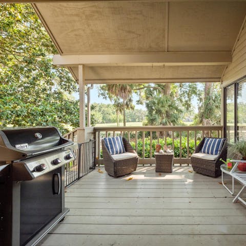 Cook up a barbecue feast after a day spent outdoors