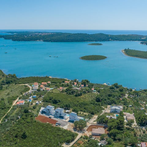 Stay just 300 metres from the sea