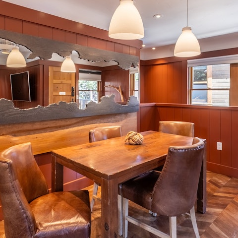 Savour cosy evenings at home or head to a local restaurant
