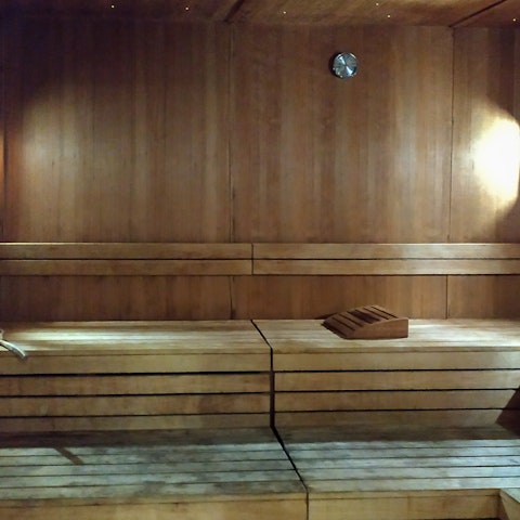 Relax in the residence's sauna after a day of taking in Dubai's famous sights