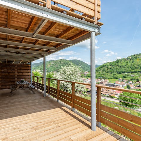 Prepare a special meal to be enjoyed together on the terrace - we especially love the region's savoury potato panckes!