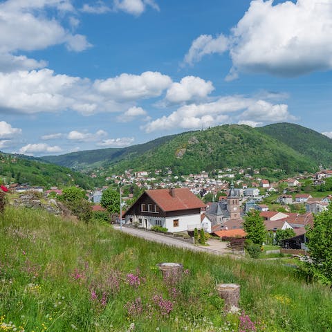 Take in that beautiful view alongside deep breaths of clean mountain air