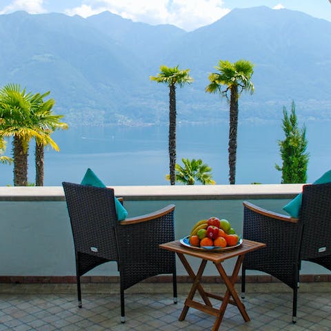 Try not to get distracted by the scenery while you read a book