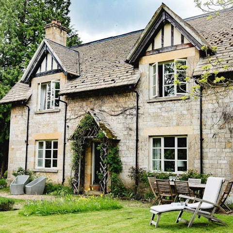 Unwind in the pretty garden