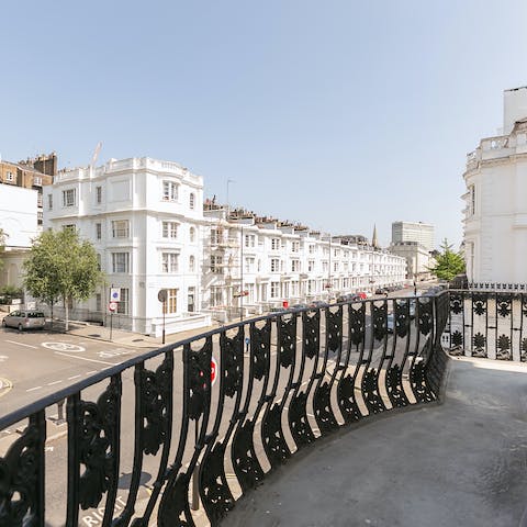Take in the views over the neighbourhood